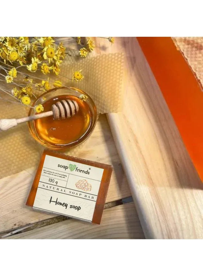 Soap & Friends Nourishing Honey Soap Bar for Deep Moisturization