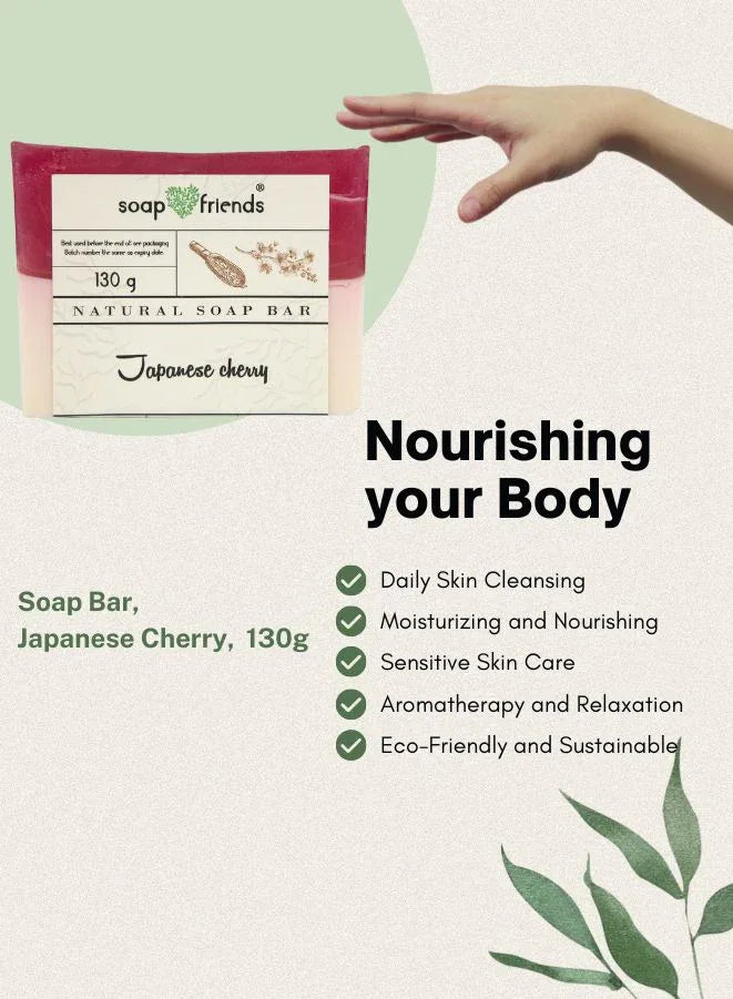 Soap & Friends Japanese Cherry Natural Handmade Soap Bar