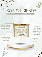 Soap & Friends Cedar & Pepper Moisturizing Natural Handmade Soap for Daily Moisture