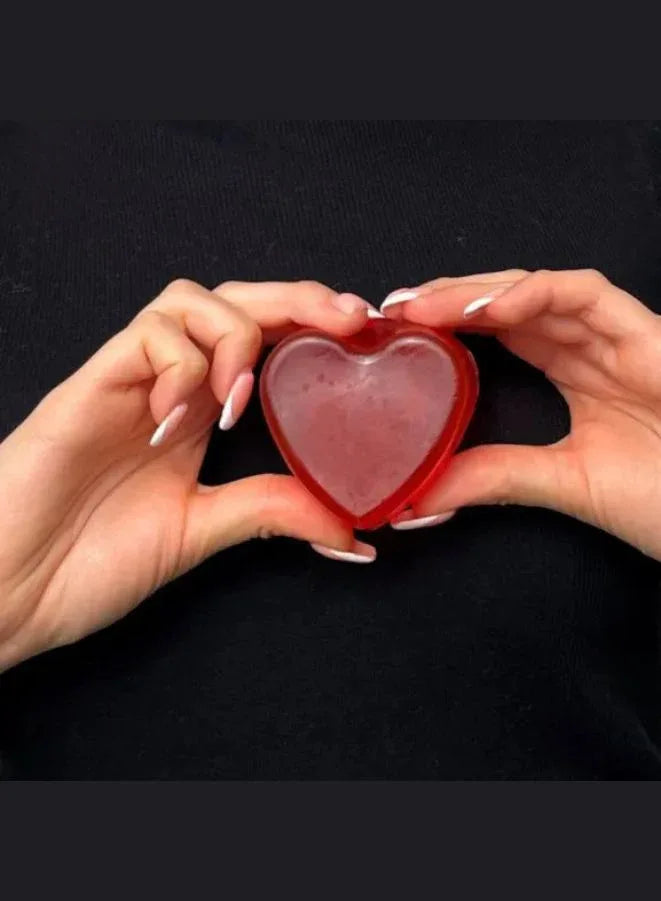 Soap & friends Heart Shaped Natural Handmade Soap - Cranberry Scent