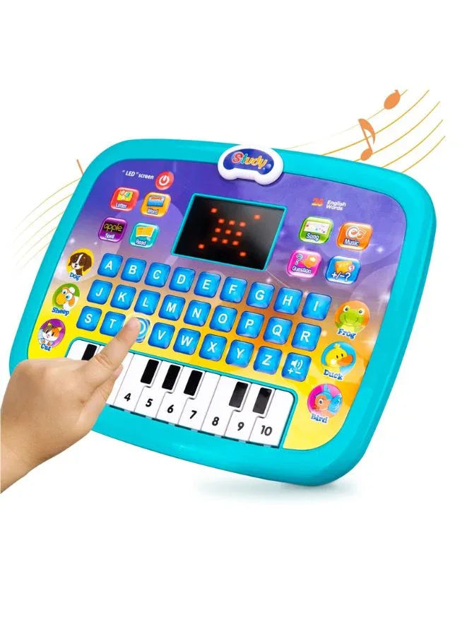 Early Education Intelligent LED Screen Tablet for Kids age 2+ with ABC Songs, Animals, Colors, Stories, and More