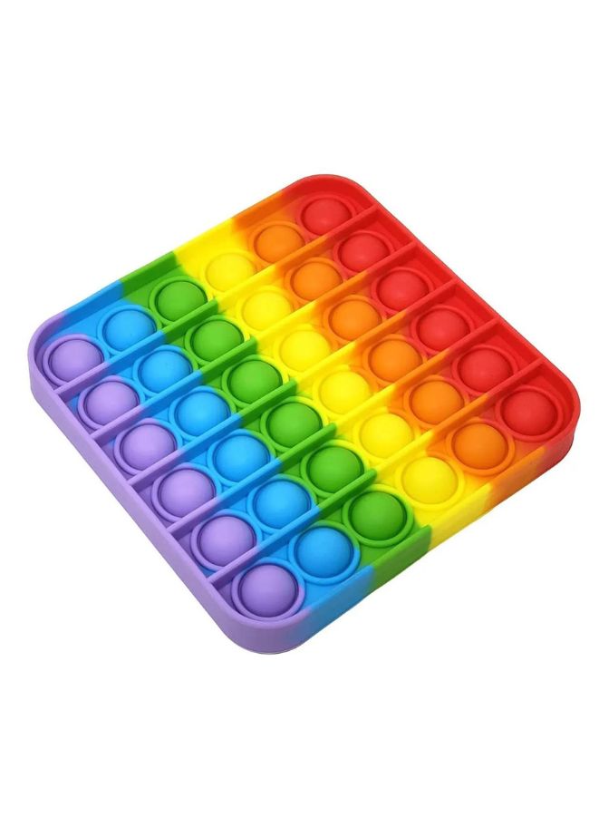 Rainbow Pop Fidget Toy, Push Pop Bubble Sensory Toy