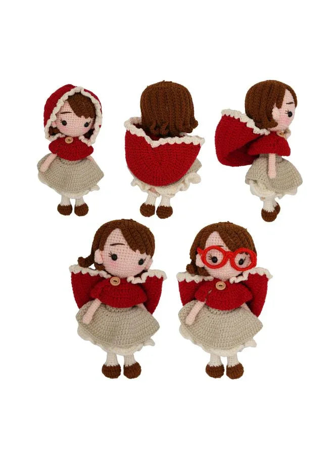 دمية كروشيه أميرة أميجورومي مصنوعة يدويًا من القطن الطبيعي للأطفال والكبار، 25 سم 