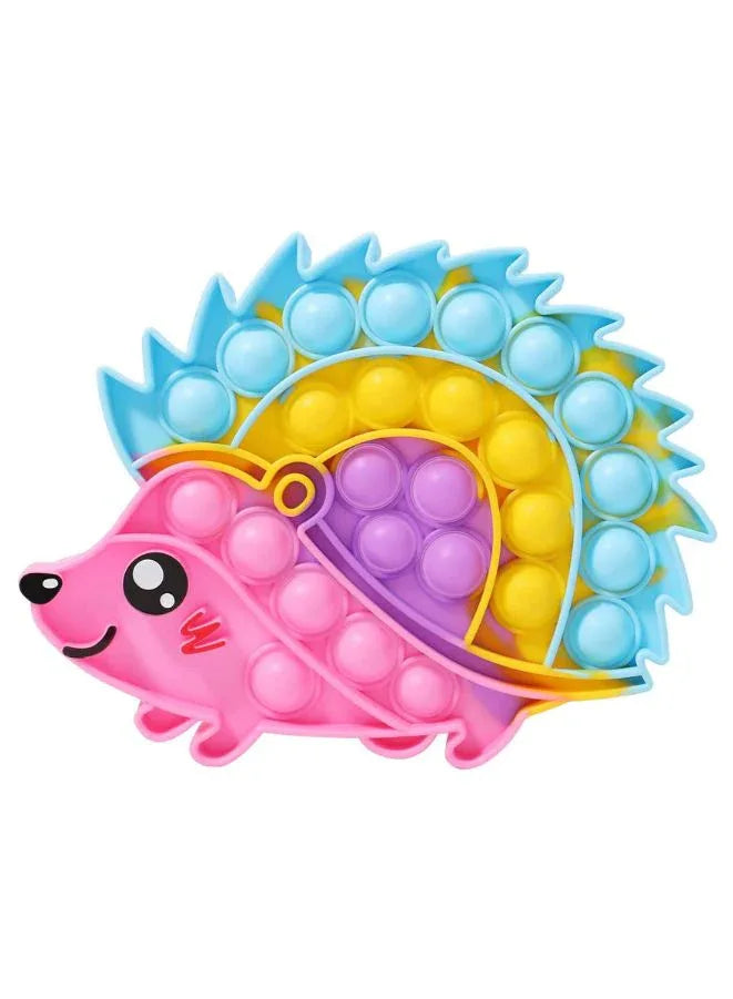 لعبة Push Pop Bubble Fidget، لعبة ضغط حسية من السيليكون على شكل حيوانات، تخفيف التوتر، مكافحة القلق، اضطراب فرط الحركة ونقص الانتباه، التوحد، هدية فيدجيت بوبر خاصة للأطفال والكبار، قنفذ