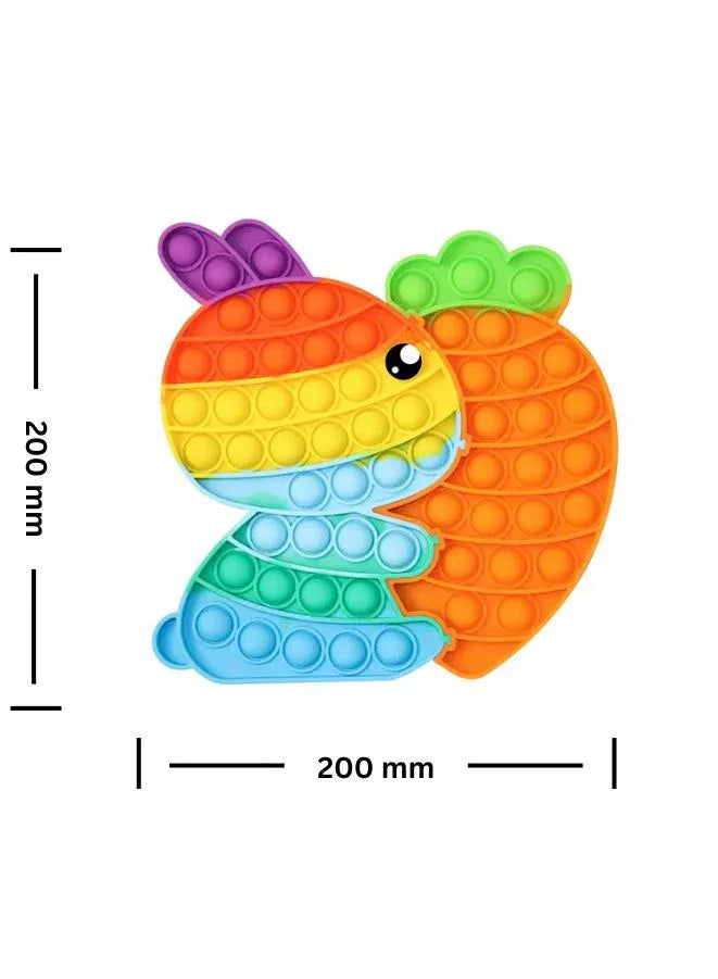 Stress Fidget Toy Rabbit | Pop Bubble Sensory Toy for Anxiety Relief