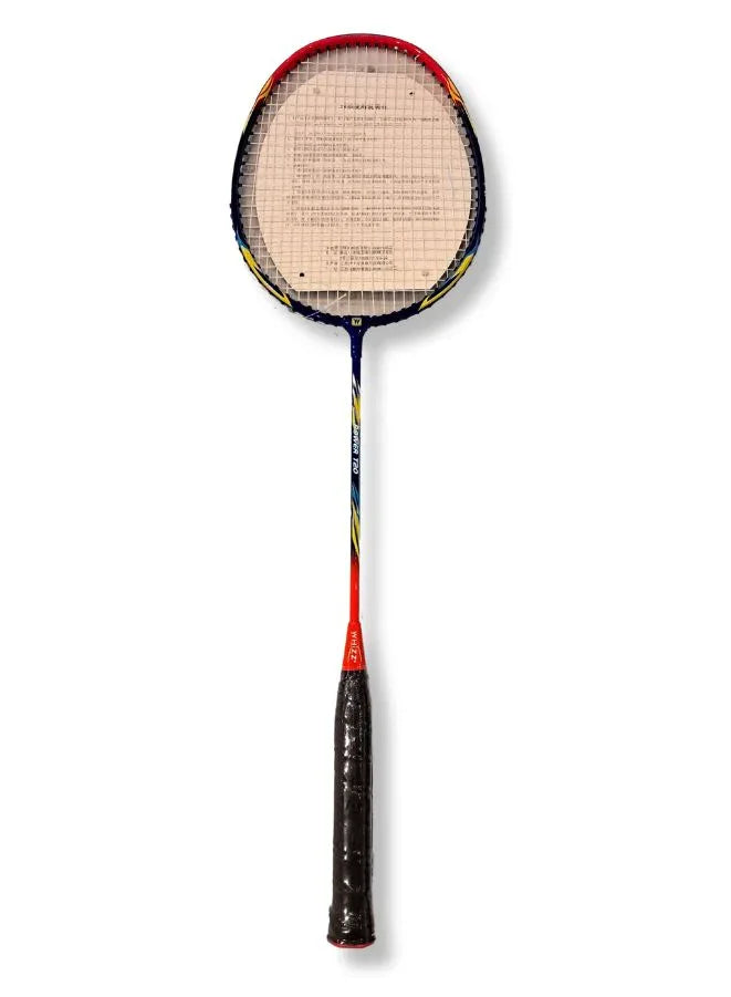 Whizz 2 pcs Badminton Racket Set T20 – Lightweight Aluminum Frame, Pre-Tensioned at 16lbs – Perfect for Family Entertainment, School Sports & Beginners