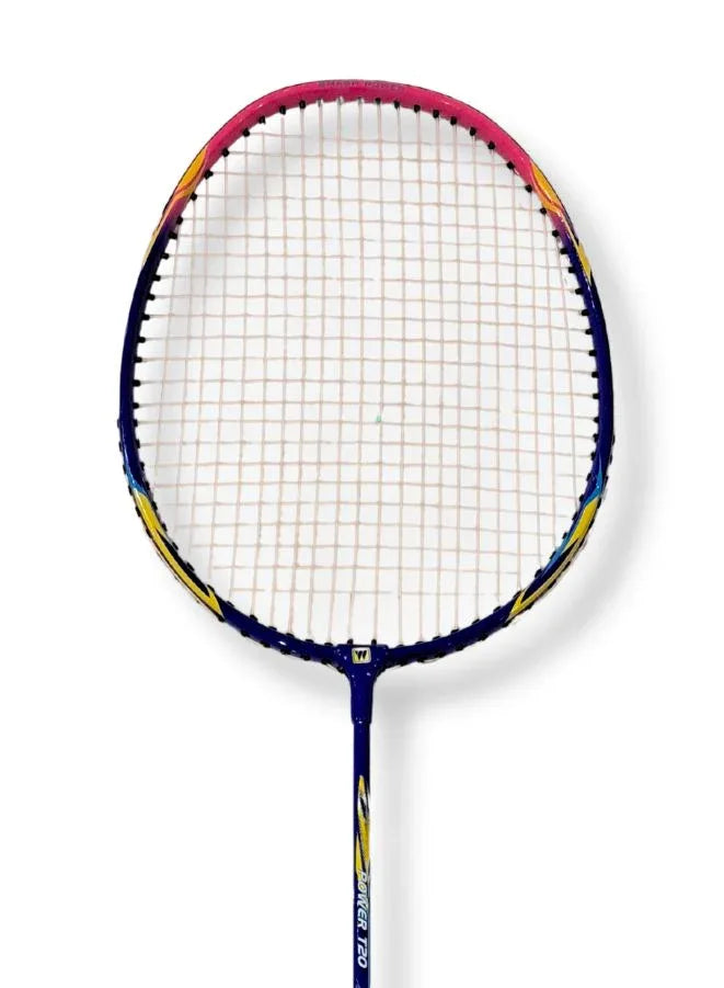 Whizz 2 pcs Badminton Racket Set T20 – Lightweight Aluminum Frame, Pre-Tensioned at 16lbs – Perfect for Family Entertainment, School Sports & Beginners