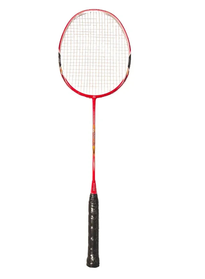 Whizz Badminton Racket S520 – Lightweight Full Carbon Fiber Frame, 4U (80-85g), Pre-Tensioned at 22lbs – Ideal for Intermediate & Competitive Players