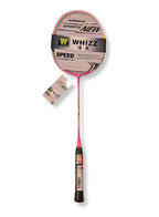 Whizz Badminton Racket S520 – Lightweight Full Carbon Fiber Frame, 4U (80-85g), Pre-Tensioned at 22lbs – Ideal for Intermediate & Competitive Players