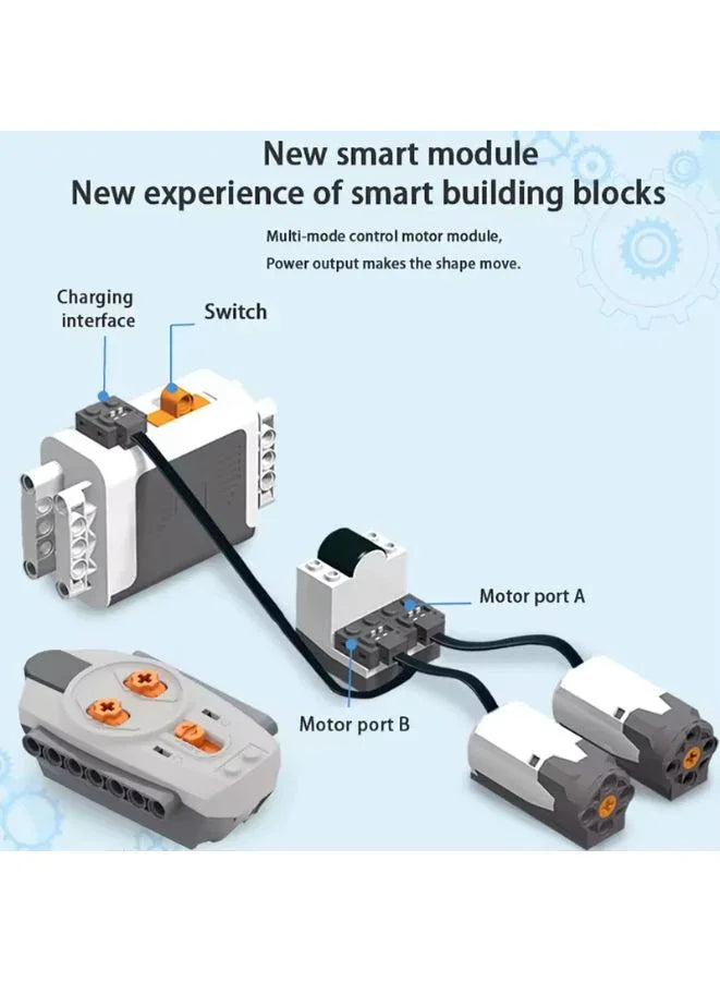 مجموعة روبوت قابلة للبرمجة 50 في 1 - 702 قطعة من بناء العلوم والتكنولوجيا والهندسة والرياضيات، ومكعبات التعلم والألعاب التعليمية، والتحكم في التطبيقات