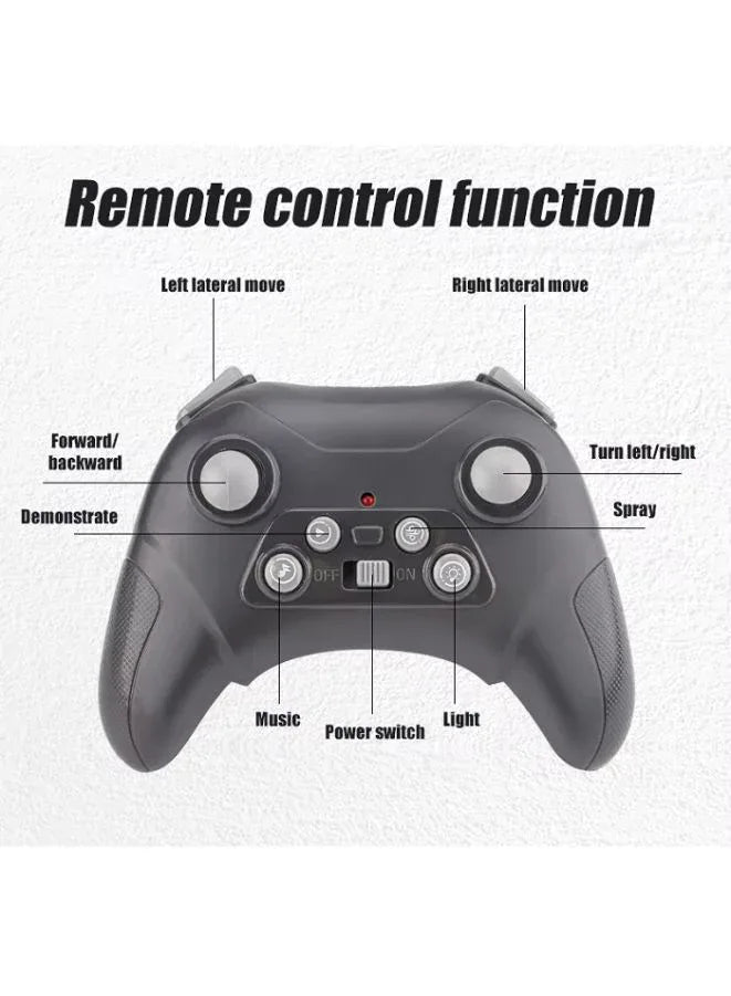 2.4G Remote Control 10-Pass Racing Car – Educational Toy for Kids – With Lights and Music – High-Speed RC Car for Indoor and Outdoor Play