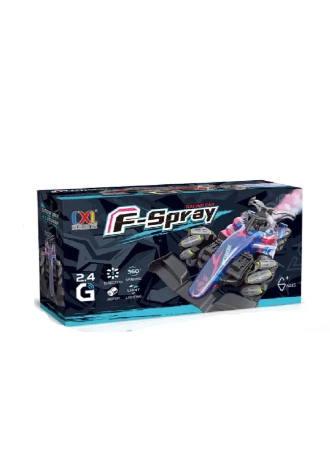 2.4G Remote Control 10-Pass Racing Car – Educational Toy for Kids – With Lights and Music – High-Speed RC Car for Indoor and Outdoor Play