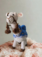Handmade Crochet Camel Doll | 25 cm Soft Amigurumi Toy for Kids & Home Decor