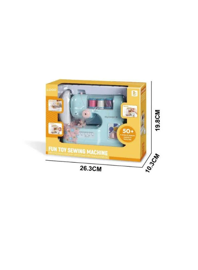 Kids Electric Sewing Machine Pretend Play Toy – Simulation Household Appliance for Girls and Boys