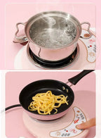 Mini Kitchen Set Toy with Real Working Stove – Educational Cooking Toy for Kids Ages 12+