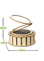 STEM Toy, Wooden Sun Dial, Solar-Powered Montessori Toy, DIY 3D puzzle, eco-friendly, handmade, educational toy