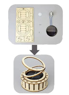 STEM Toy, Wooden Sun Dial, Solar-Powered Montessori Toy, DIY 3D puzzle, eco-friendly, handmade, educational toy