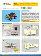 STEM Toy, Wooden Race Car, Solar-Powered Montessori Toy, DIY 3D puzzle, eco-friendly, handmade, educational toy