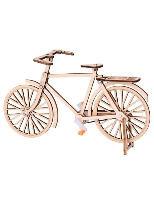 STEM Toy, Wooden Bicycle, Montessori, DIY 3D Puzzle, Eco-Friendly Handmade Educational Toy