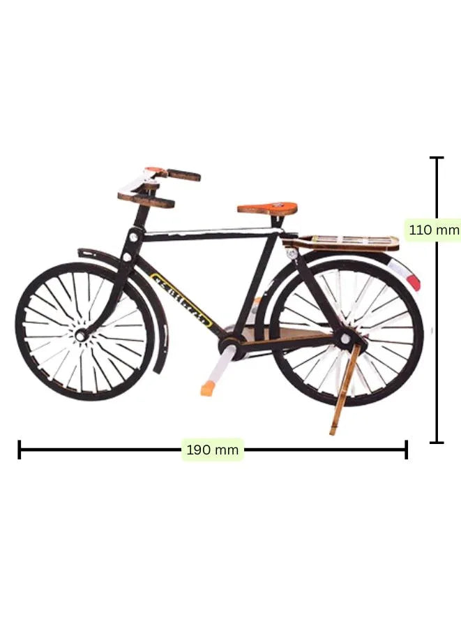 STEM Toy, Wooden Bicycle, Montessori, DIY 3D Puzzle, Eco-Friendly Handmade Educational Toy