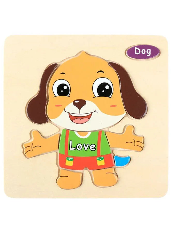Wooden Puzzles for Kids Boys and Girls Animals Set