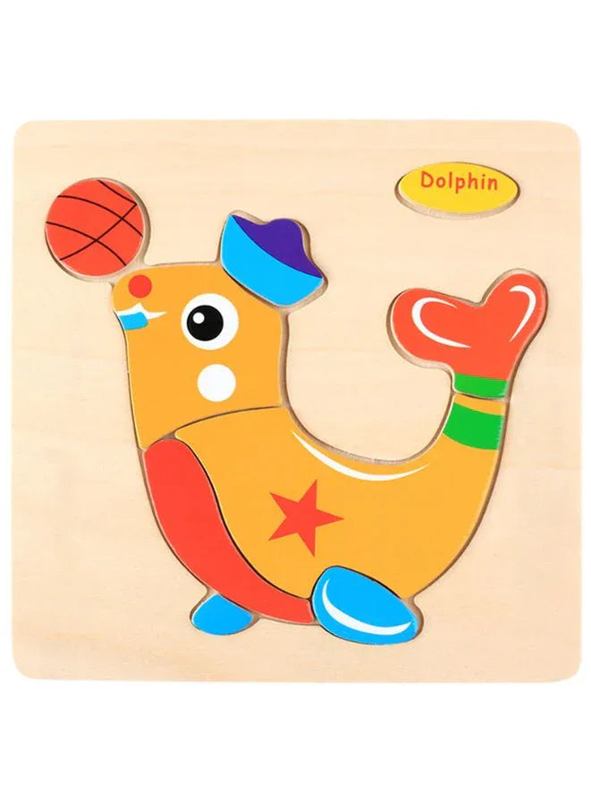 Wooden Puzzles for Kids Boys and Girls Animals Set