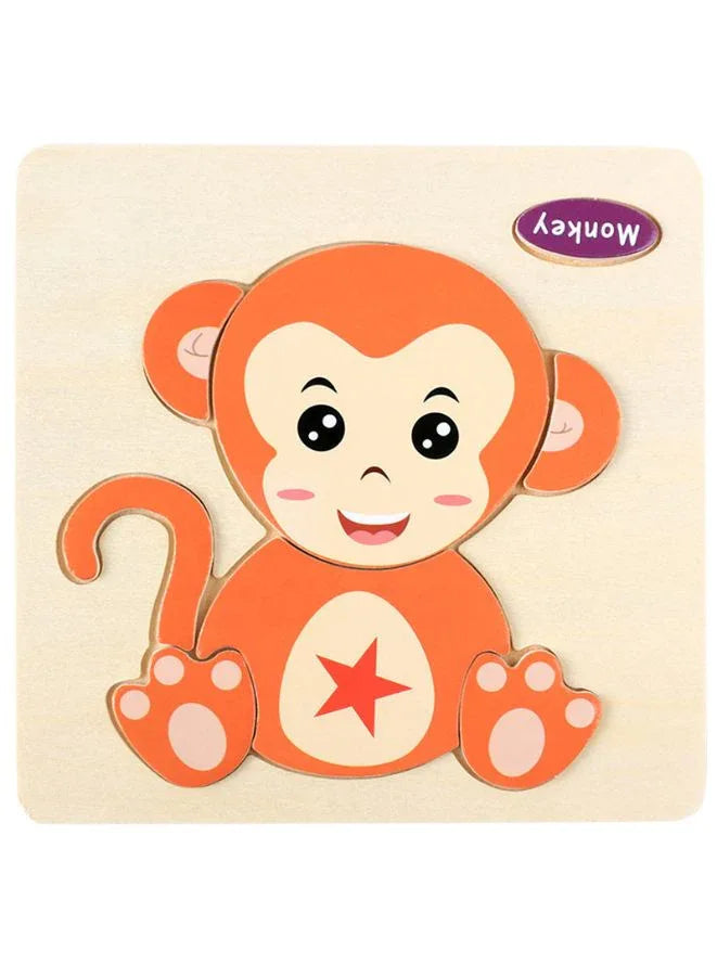 Wooden Puzzles for Kids Boys and Girls Animals Set