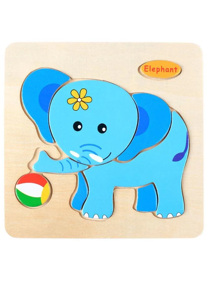 Wooden Puzzles for Kids Boys and Girls Animals Set