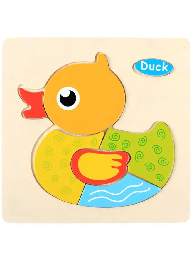 Wooden Puzzles for Kids Boys and Girls Animals Set