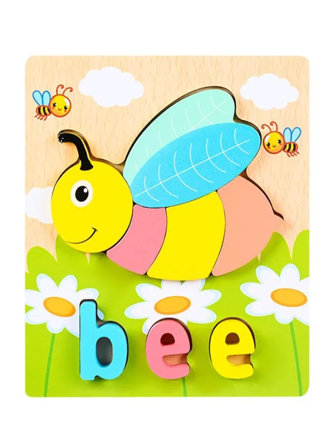 Wooden 3D Puzzle Educational Toys for Children Teaching Aids Set (8pcs)