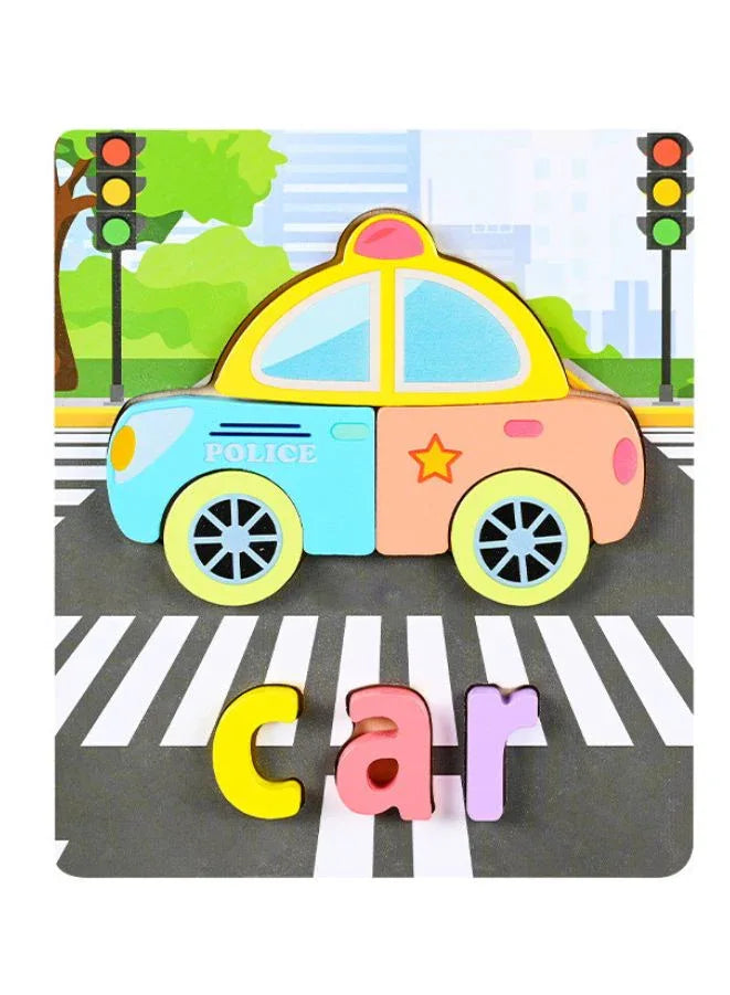 Wooden 3D Puzzle Educational Toys for Children Teaching Aids Set (8pcs)