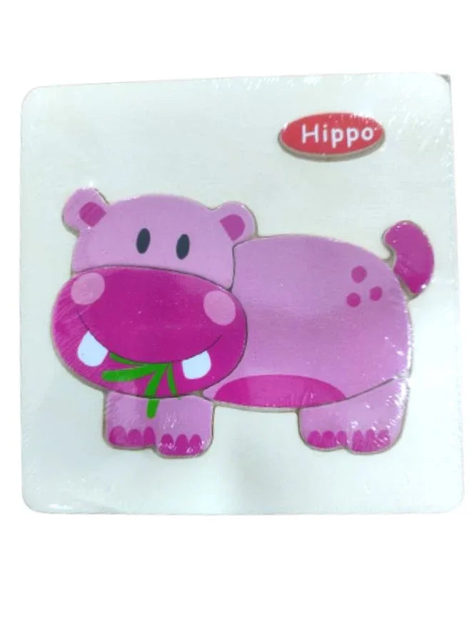 Wooden Puzzles for Kids Boys and Girls Animals Set