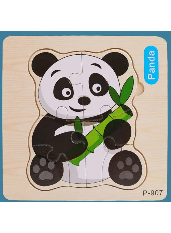 3D Wooden Jigsaw Puzzle for Kids – Animal Set Early Learning Toy for Toddlers and Children