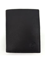 Gai Mattiolo Vertical Leather Wallet – Premium Italian Nappa Leather Wallet for Banknotes, Credit Cards & ID – 8.5x10.5 cm