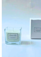 Glass Jar Scented Candle – Long Lasting Floral Home Fragrance, Up to 45 Hours Burn Time – Decorative Aromatherapy Candle in Vanilla or Vanilla & Coconut Scent for Relaxation and Gifting