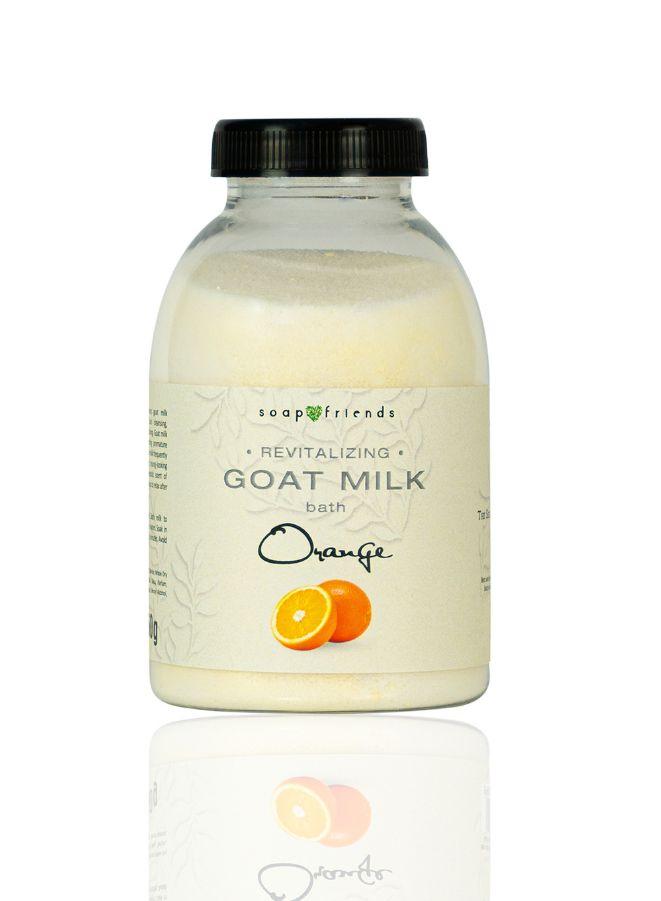 Soap&Friends Orange Goat Bath Milk - 200 g bottle