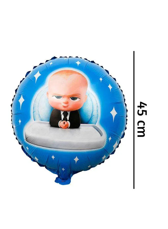 Boss Baby Theme Decorations Foil Balloons Set - 8 Pcs Balloon Decoration for Birthday Party Decoration