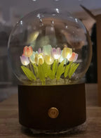 Tulip Decorative Light Ornaments LED Atmosphere Lamp & Music Box
