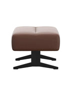 Stella Ottoman L with Table - Copper Genuine Leather