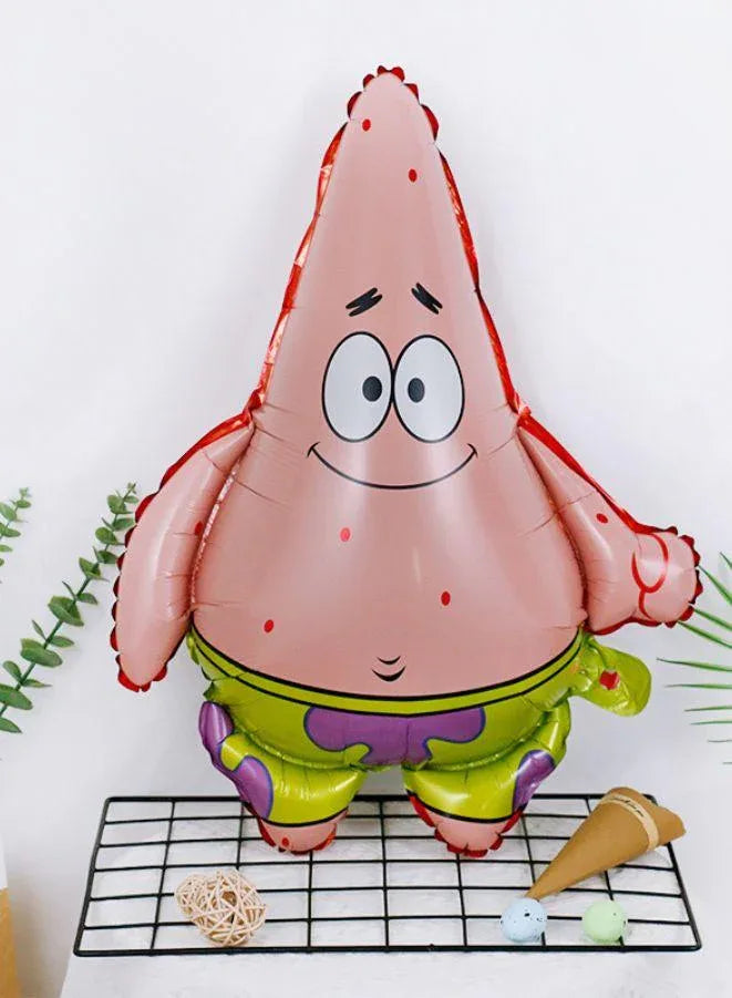 2 pc SpongeBob Characters Ballon Set, Giant balloon for Kids Party, Birthday Double Sided Foil Balloon