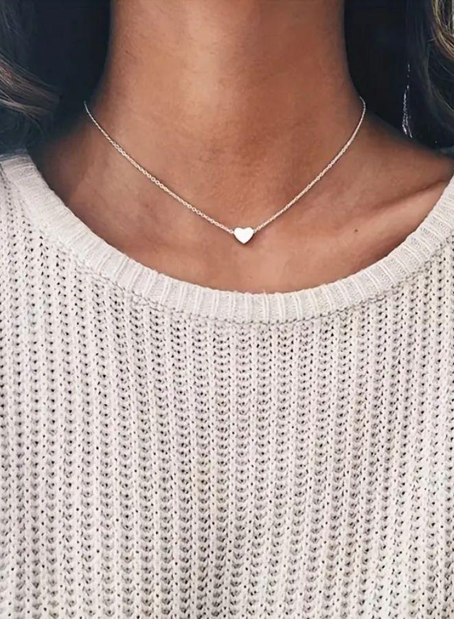 Preserved Red Rose with Heart shape Silver Necklace in Heart Shape Jewelry Box-Valentines Day Gifts for Her