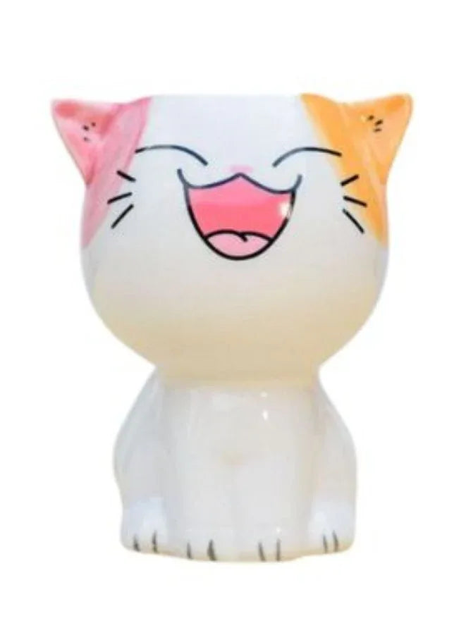 Cute Succulent Mini Cat Indoor Plant Pot with Drainage Hole, Cat B