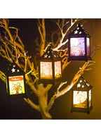 مصباح اللهب الوامض المحمول للهالوين - ديكور مثالي للمهرجانات لتصميم الحفلات 1