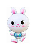 81 cm Bunny Balloons, Easter Day Decorations Happy Easter Day Easter Bunny Rabbit Foil Balloons for Easter Party, Birthday Party Decorations Supplies