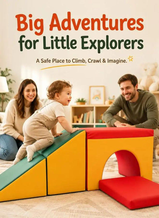 Soft foam climber for toddlers and children, Beginner Toddler Climber for Safe Active Play, Fun Early Development Obstacle Toy