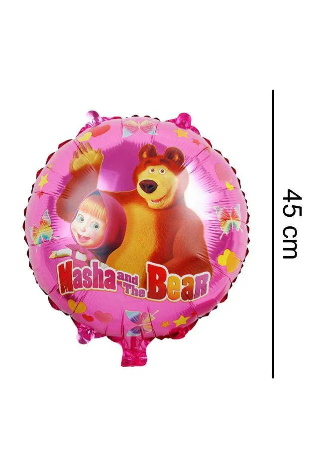 Must Have Set of 3 Foil Balloons Masha and the Bear, for Kids' Party, Birthday and Gender Reveal Masha y el Oso