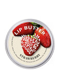 Strawberry Flavour Lip Balm with Organic Shea, Coconut, and Cocoa Butter for Silky Smooth Lips, 15ml