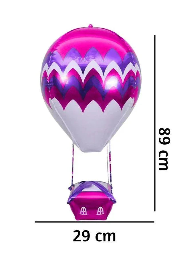 89 cm 3D Hot Air Foil Balloon, Birthday Party Decor