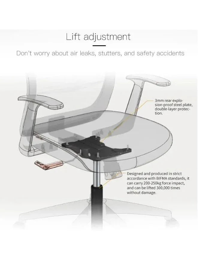 Stylish Manager Brown Leather Office Chair