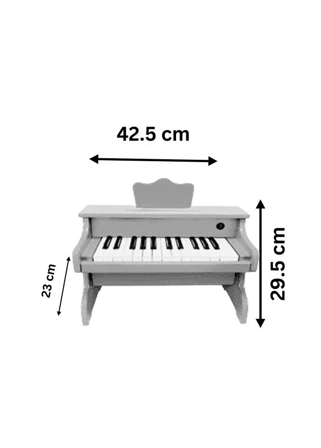 Digital 25 key  Wooden Piano for Kids - Educational Toy with Interactive Features